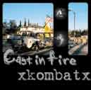 CD-cover: Cast In Fire / xKOMBATx – Split