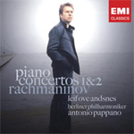 CD-cover: Leif Ove Andsnes – Rachmaninov: Piano Concertos 1 & 2