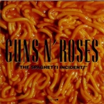 CD-cover: Guns N’ Roses – The Spaghetti Incident